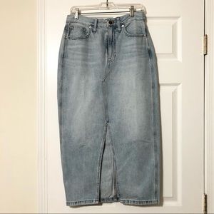 Madewell Denim Midi Skirt